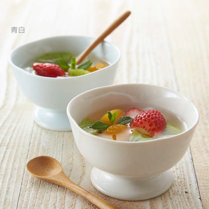 美濃燒|Pote 陶瓷高台甜品碗-餐桌食器-深山 miyama-七時雜貨 700zakka