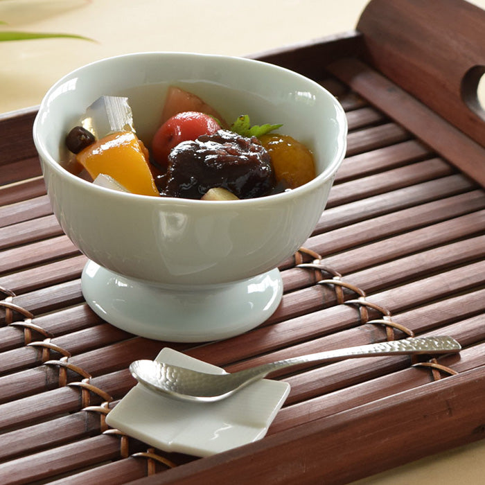 美濃燒|Pote 陶瓷高台甜品碗-餐桌食器-深山 miyama-七時雜貨 700zakka