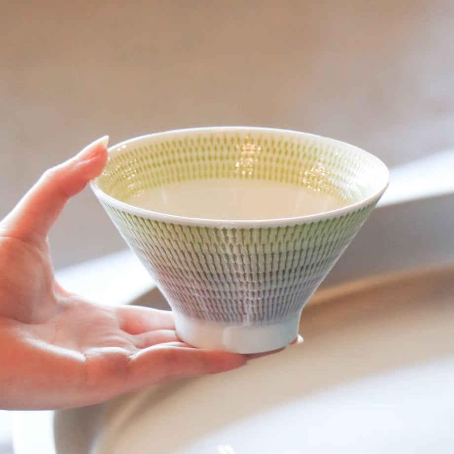 波佐見燒|富士山陶瓷飯碗 3色-餐桌食器-一真窯-七時雜貨 700zakka