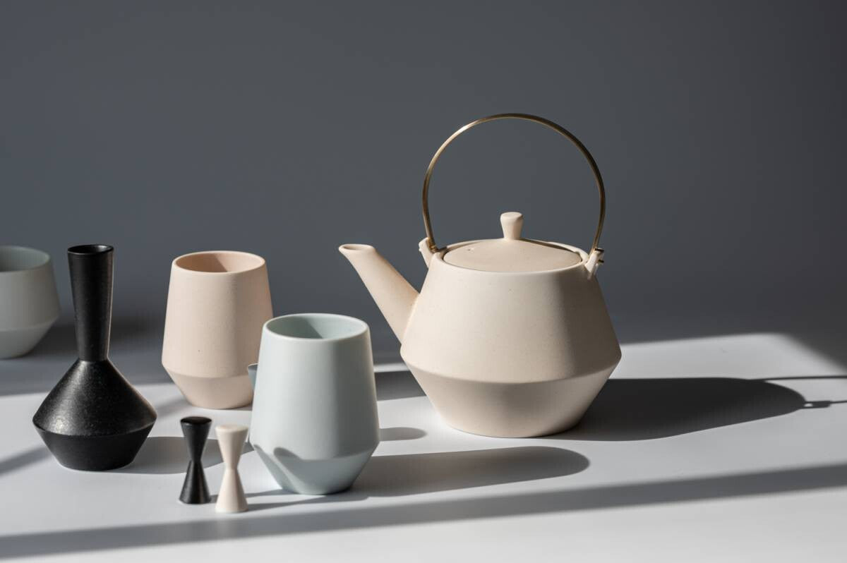 晋山窯 Frustum美濃燒陶瓷茶杯 黑釉-杯壺器具-晋山窯ヤマツ-七時雜貨 700zakka