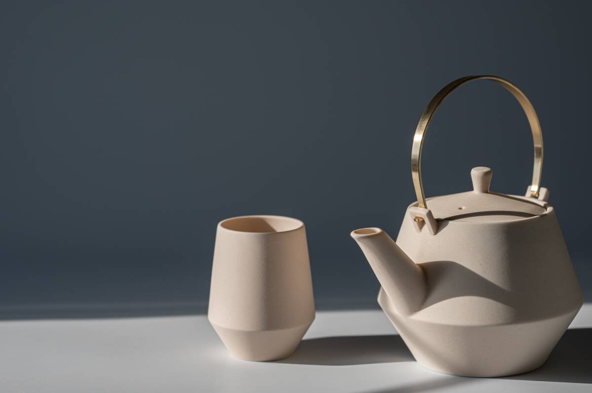 晋山窯 Frustum美濃燒陶瓷茶杯 素釉-杯壺器具-晋山窯ヤマツ-七時雜貨 700zakka