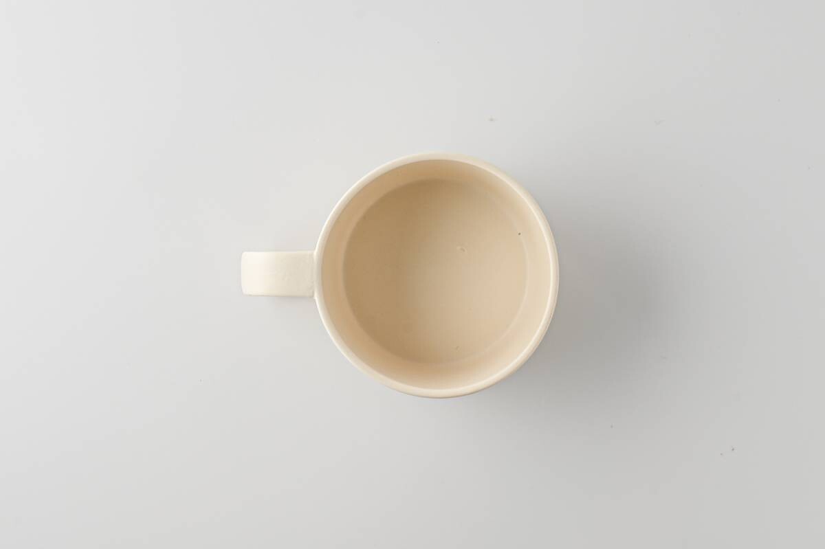 晋山窯KONARE Moment美濃燒陶瓷馬克杯 白色-杯壺器具-晋山窯ヤマツ-七時雜貨 700zakka