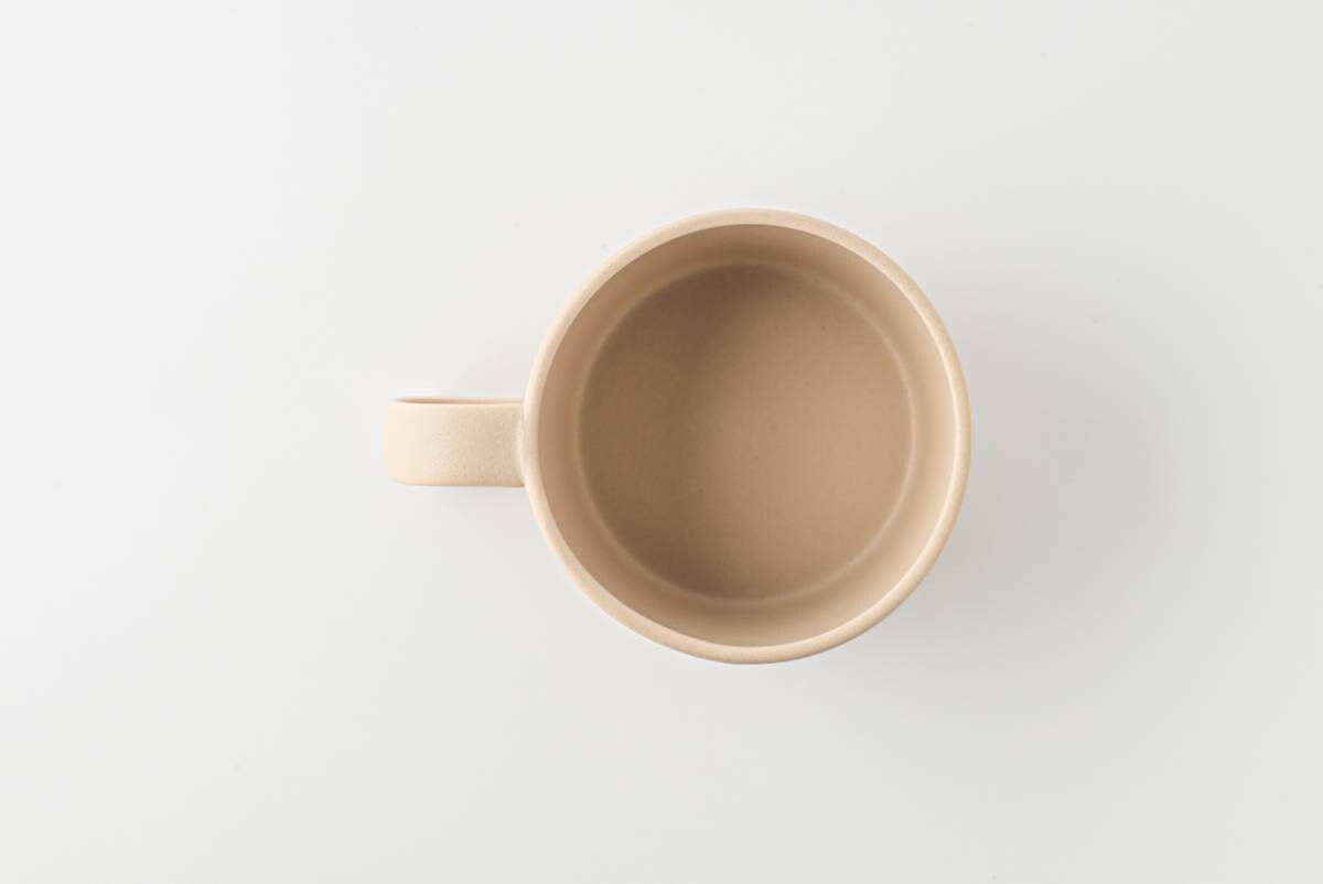 晋山窯KONARE Moment美濃燒陶瓷馬克杯 米色-杯壺器具-晋山窯ヤマツ-七時雜貨 700zakka