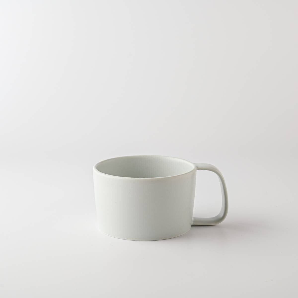 晋山窯KONARE Moment美濃燒陶瓷馬克杯 淺灰色-杯壺器具-晋山窯ヤマツ-七時雜貨 700zakka