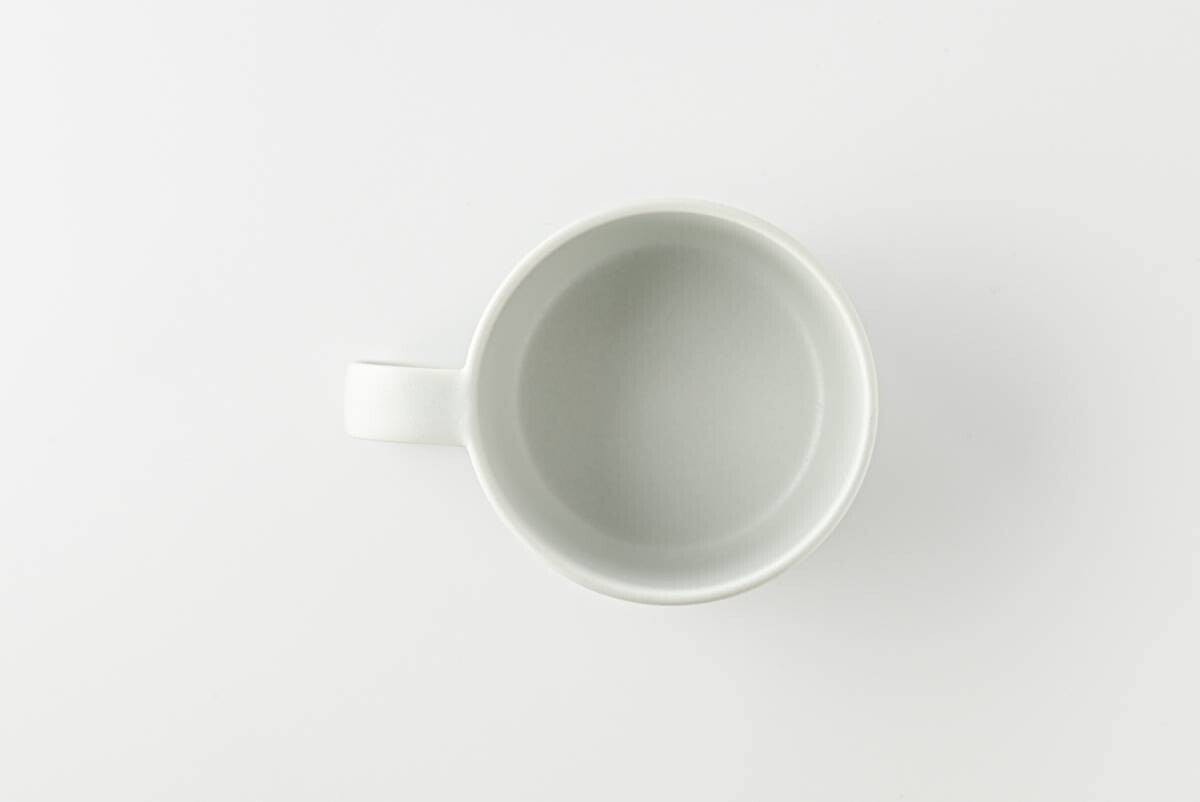 晋山窯KONARE Moment美濃燒陶瓷馬克杯 淺灰色-杯壺器具-晋山窯ヤマツ-七時雜貨 700zakka