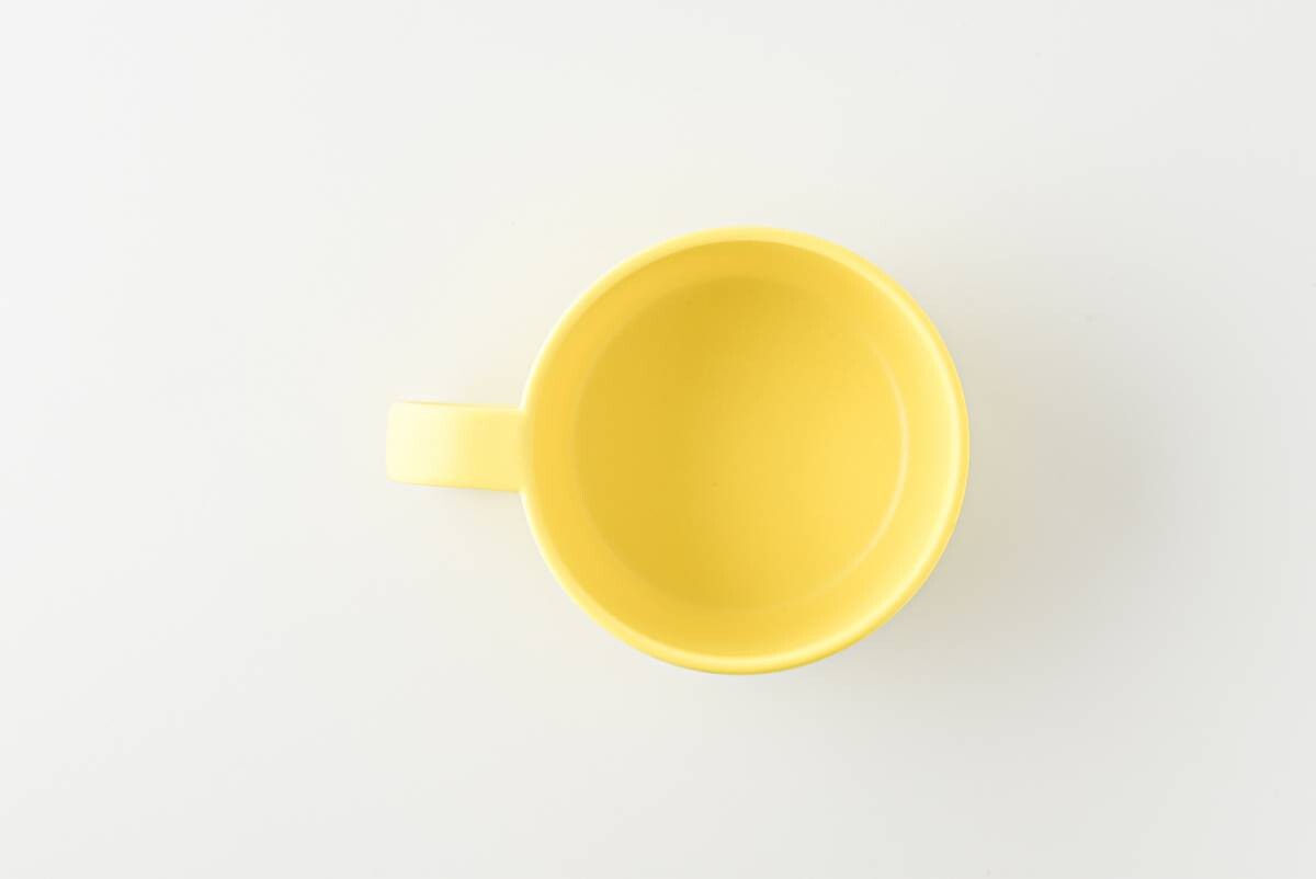 晋山窯KONARE Moment美濃燒陶瓷馬克杯 黃色-杯壺器具-晋山窯ヤマツ-七時雜貨 700zakka