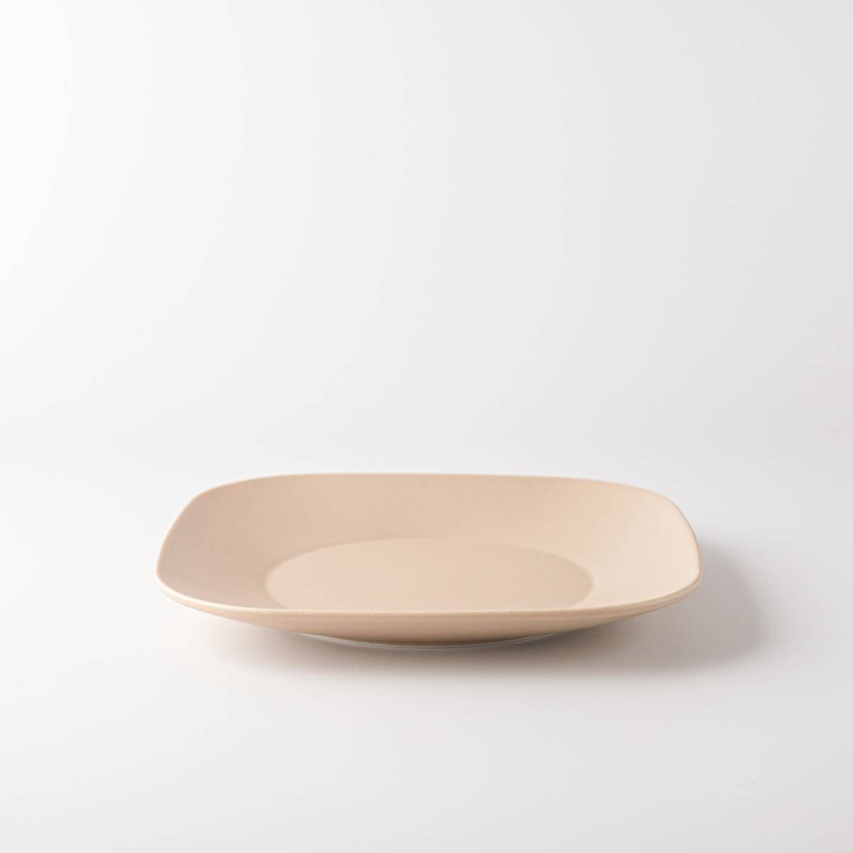 美濃燒|KONARE Moment 陶瓷方形碟 米色-餐桌食器-晋山窯ヤマツ-七時雜貨 700zakka