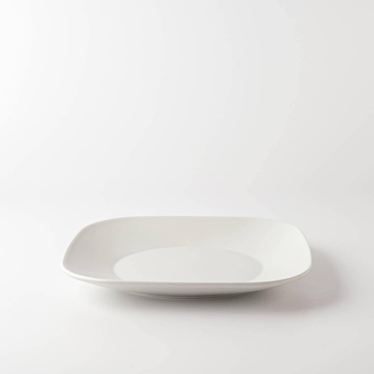 美濃燒|KONARE Moment 陶瓷方形碟 淺灰色-餐桌食器-晋山窯ヤマツ-七時雜貨 700zakka