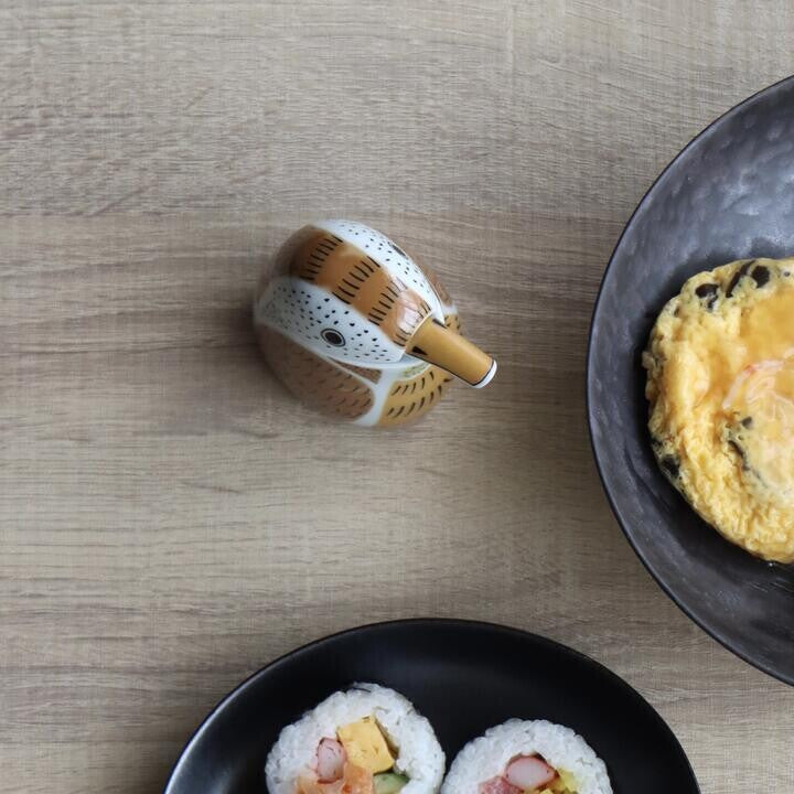 有田燒|陶瓷醬油瓶 麻雀-廚房用品-幸楽窯-七時雜貨 700zakka