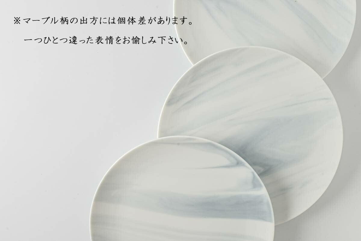 美濃燒|LUCA 大理石雲紋陶瓷碟 黑色-餐桌食器-東峰窯-七時雜貨 700zakka