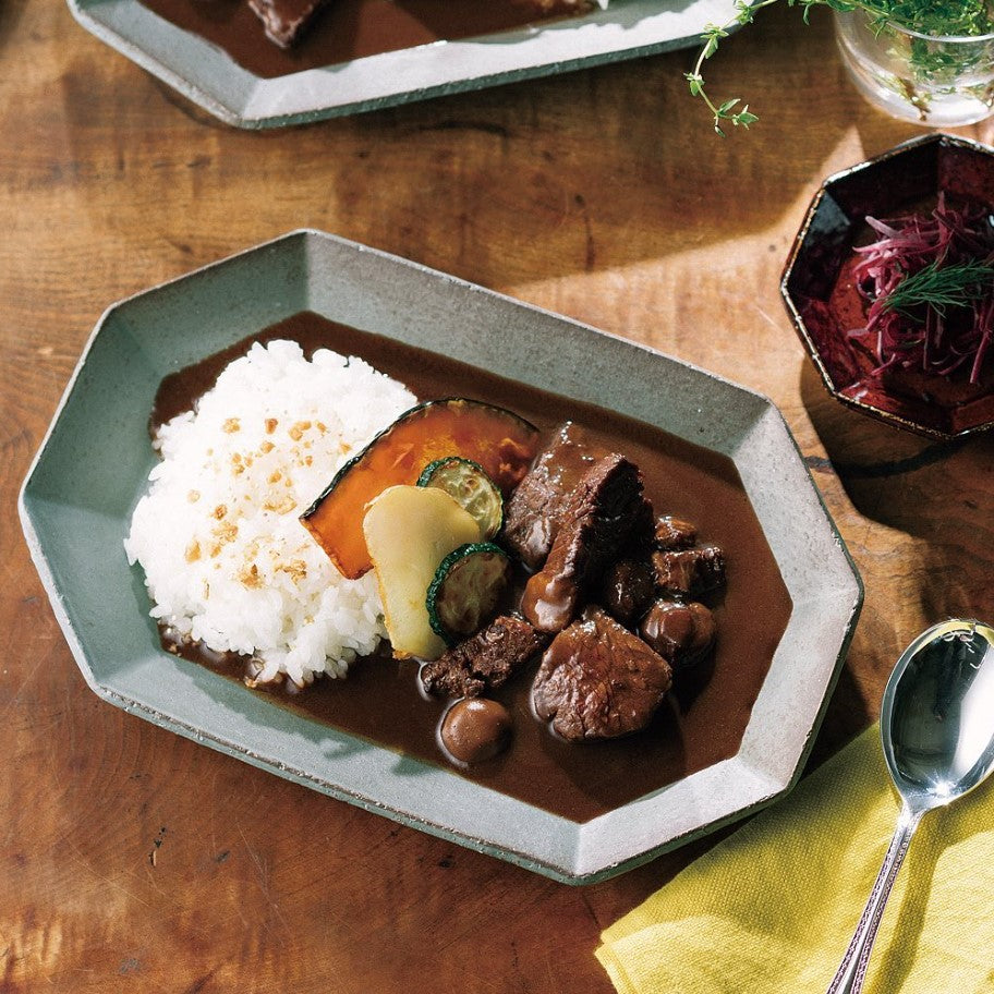 美濃燒|angle手工八角陶瓷長盤 白色-餐桌食器-寿山窯-七時雜貨 700zakka