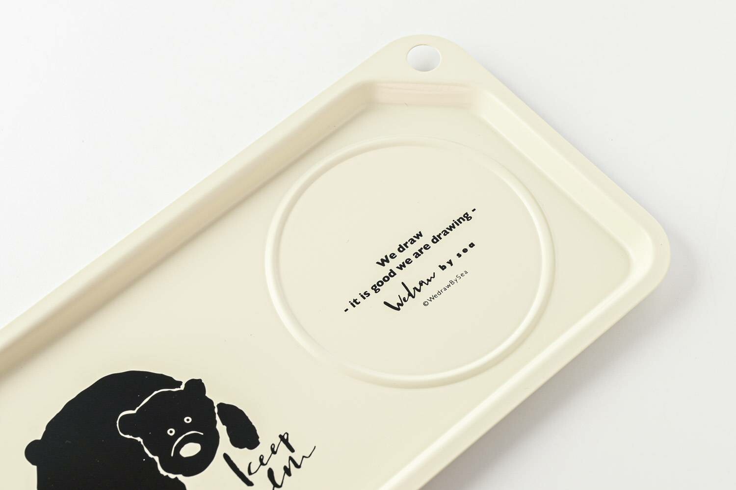 Wedraw by Sea 鋁製托盤 熊-餐桌食器-高桑金属-七時雜貨 700zakka