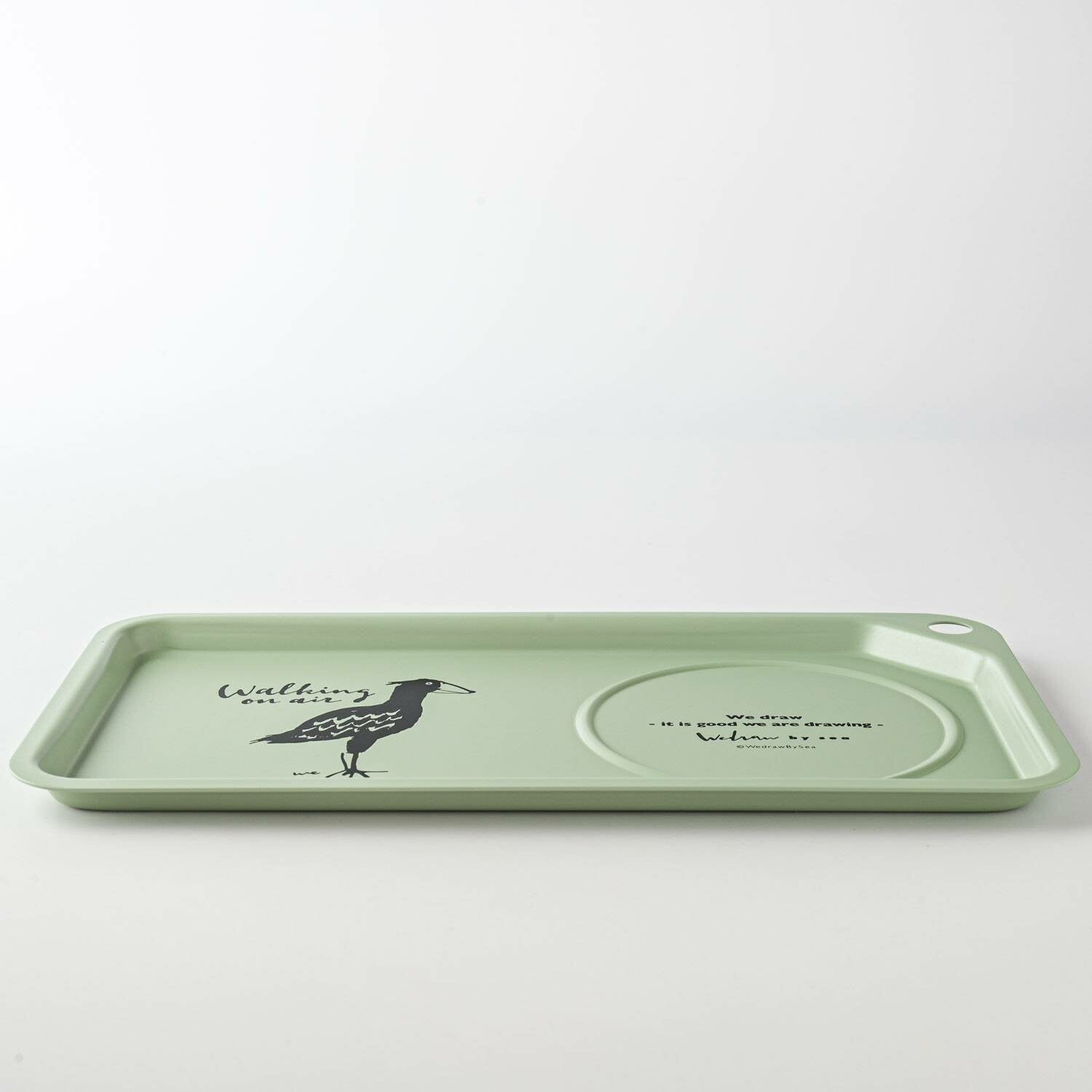 Wedraw by Sea 鋁製托盤 鳥-餐桌食器-高桑金属-七時雜貨 700zakka