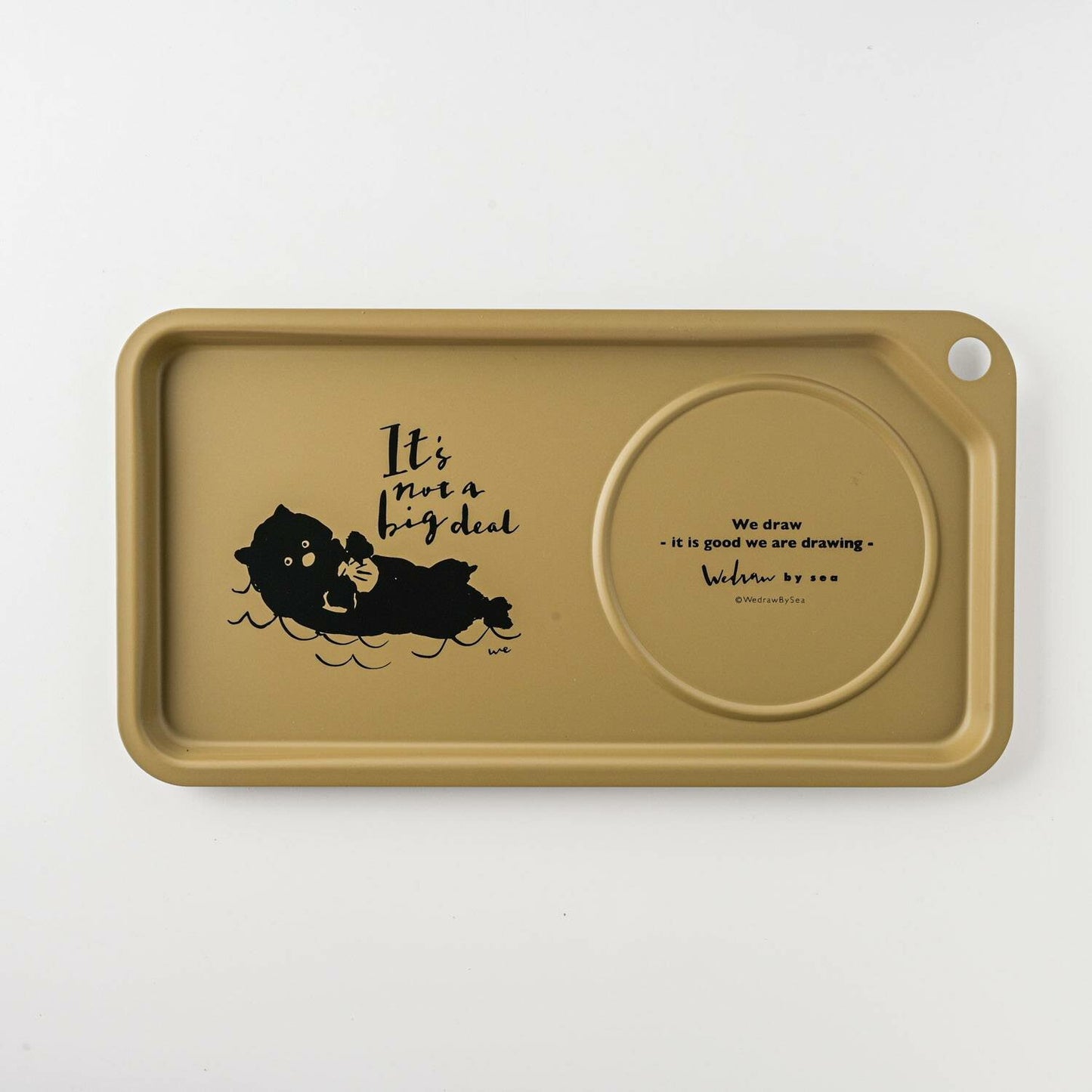 Wedraw by Sea 鋁製托盤 海獺-餐桌食器-高桑金属-七時雜貨 700zakka