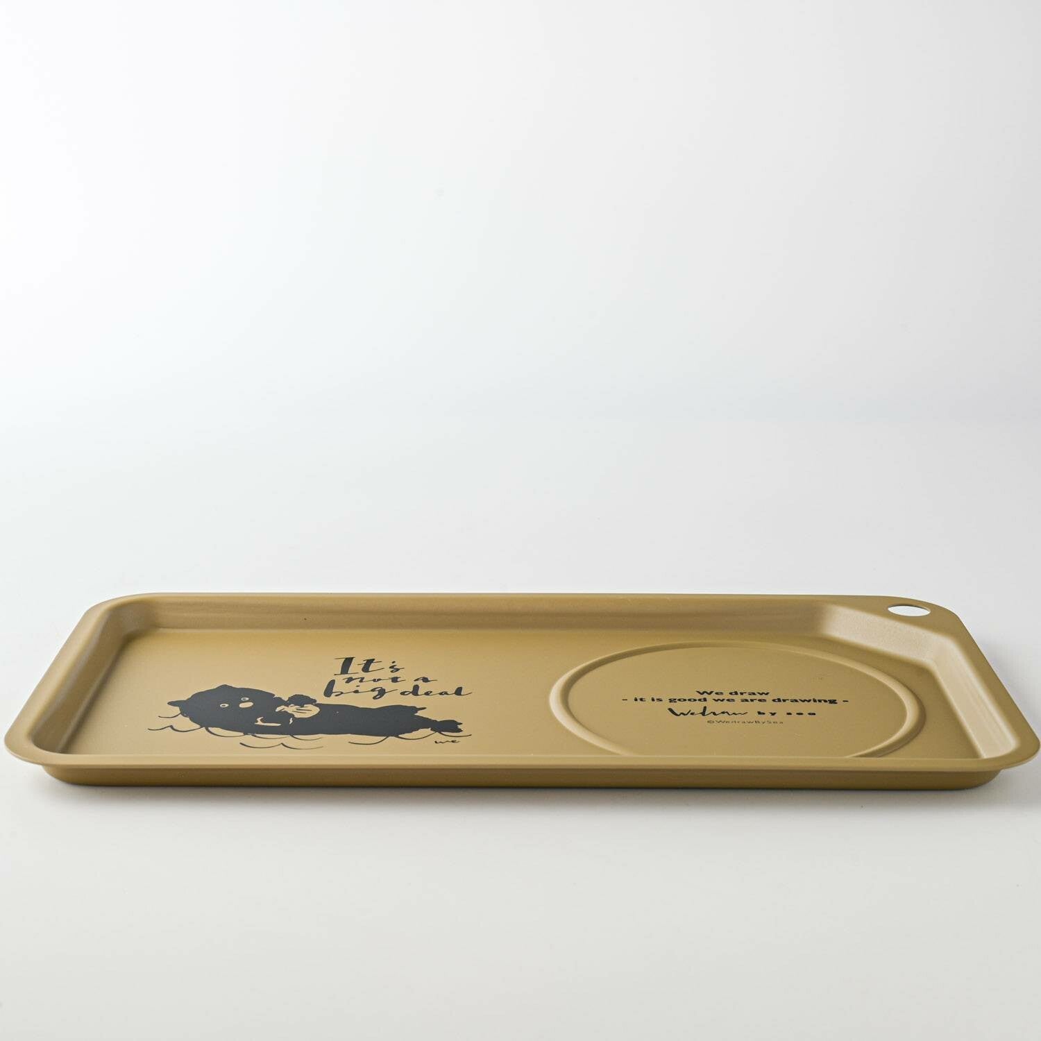 Wedraw by Sea 鋁製托盤 海獺-餐桌食器-高桑金属-七時雜貨 700zakka