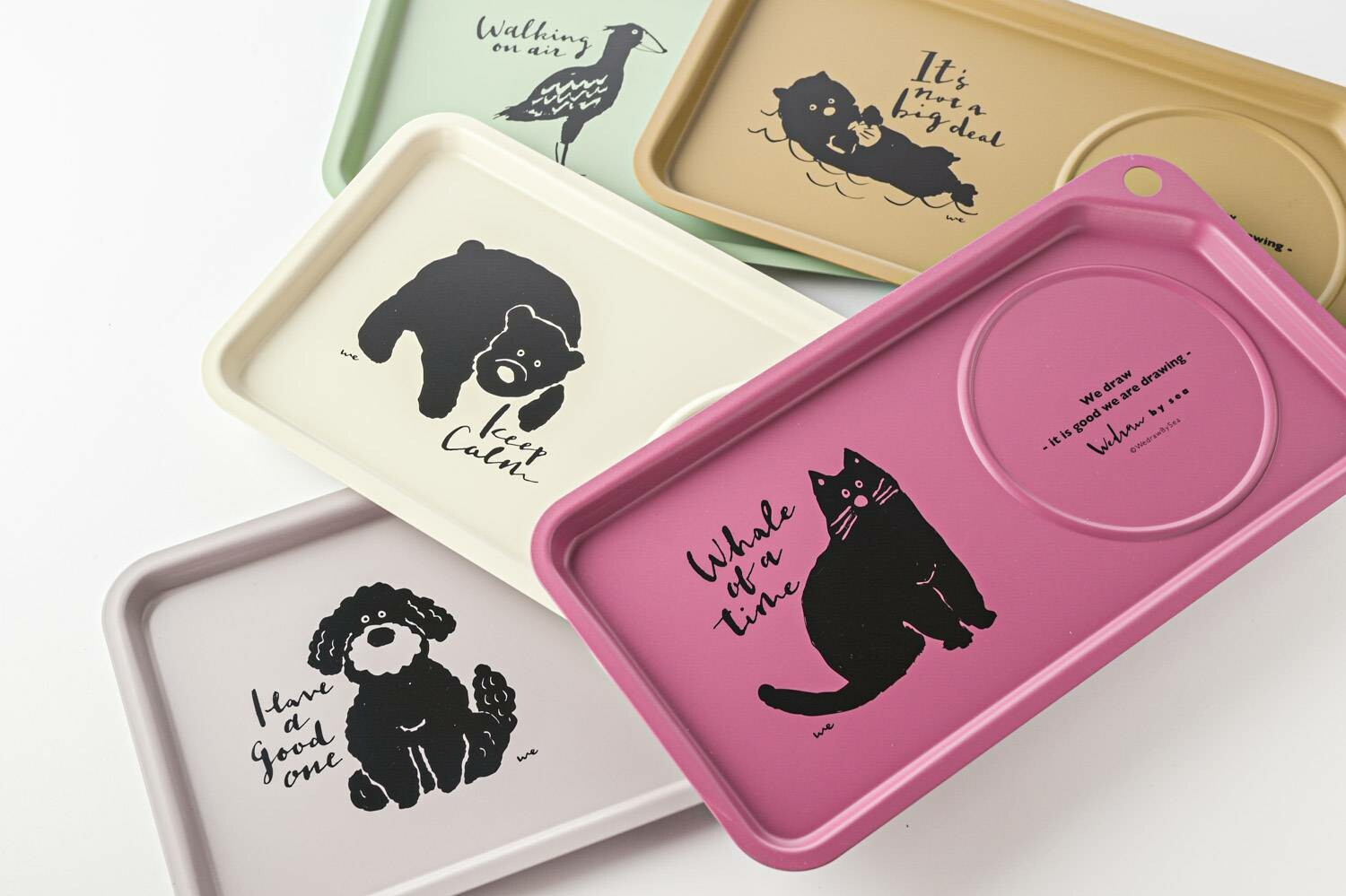 Wedraw by Sea 鋁製托盤 海獺-餐桌食器-高桑金属-七時雜貨 700zakka