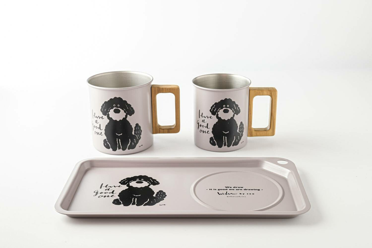 Wedraw by Sea 鋁製托盤 海獺-餐桌食器-高桑金属-七時雜貨 700zakka