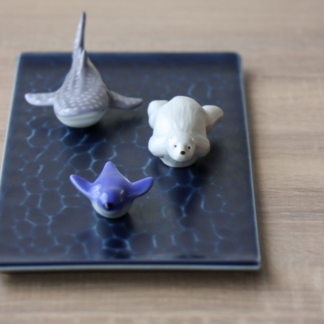 有田燒|企鵝陶瓷筷子架-餐桌食器-北川美宣窯-七時雜貨 700zakka