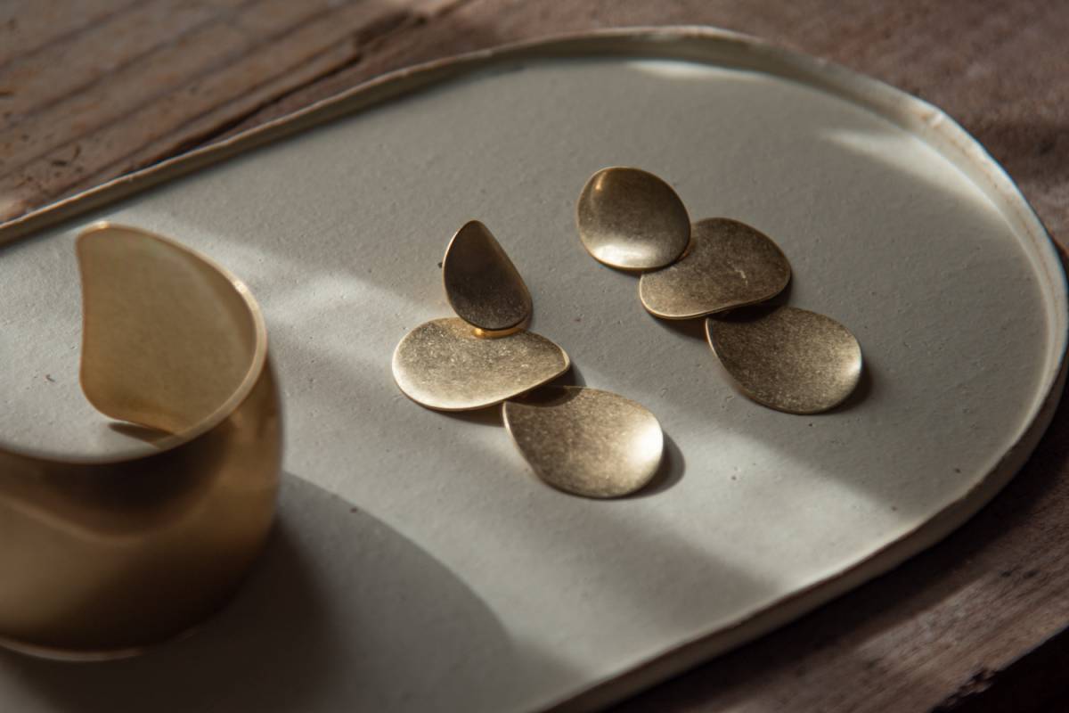 美濃燒|branche手工橢圓陶瓷長盤 薰衣草-餐桌食器-寿山窯-七時雜貨 700zakka