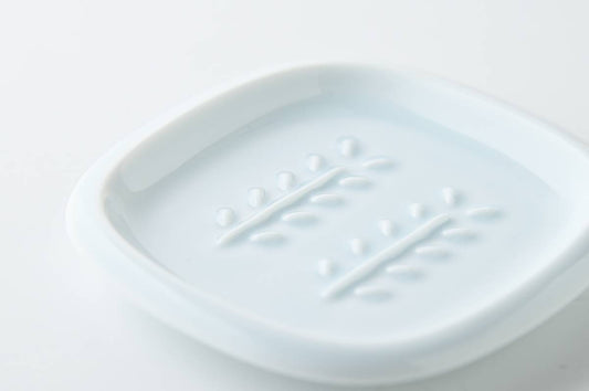 美濃燒|Crust陶瓷肥皂小碟 青磁-浴室用品-深山 miyama-七時雜貨 700zakka