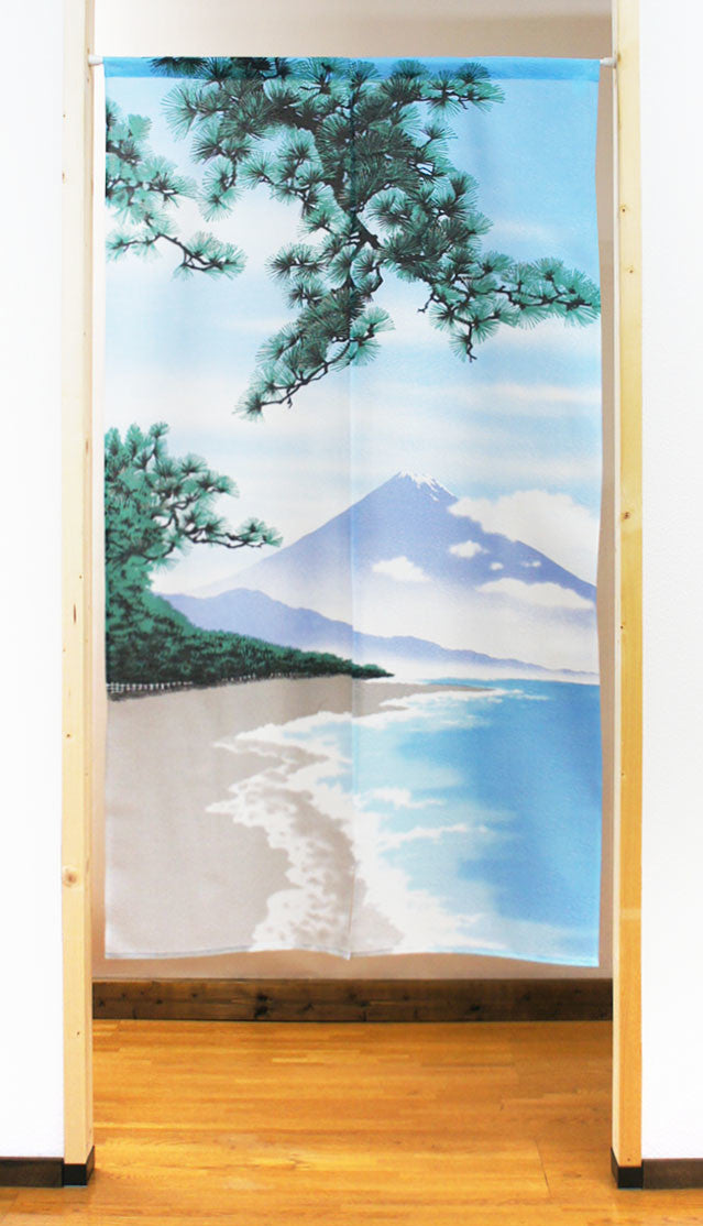 日式門簾|夏季富士山-家居佈置-COSMOS-七時雜貨 700zakka
