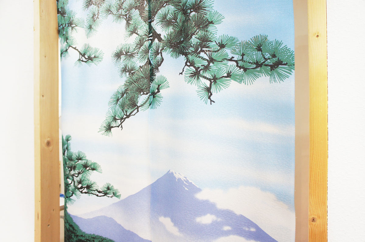 日式門簾|夏季富士山-家居佈置-COSMOS-七時雜貨 700zakka