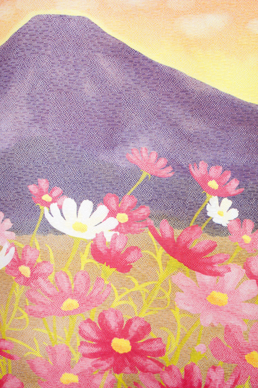 日式門簾|秋櫻與富士-家居佈置-COSMOS-七時雜貨 700zakka