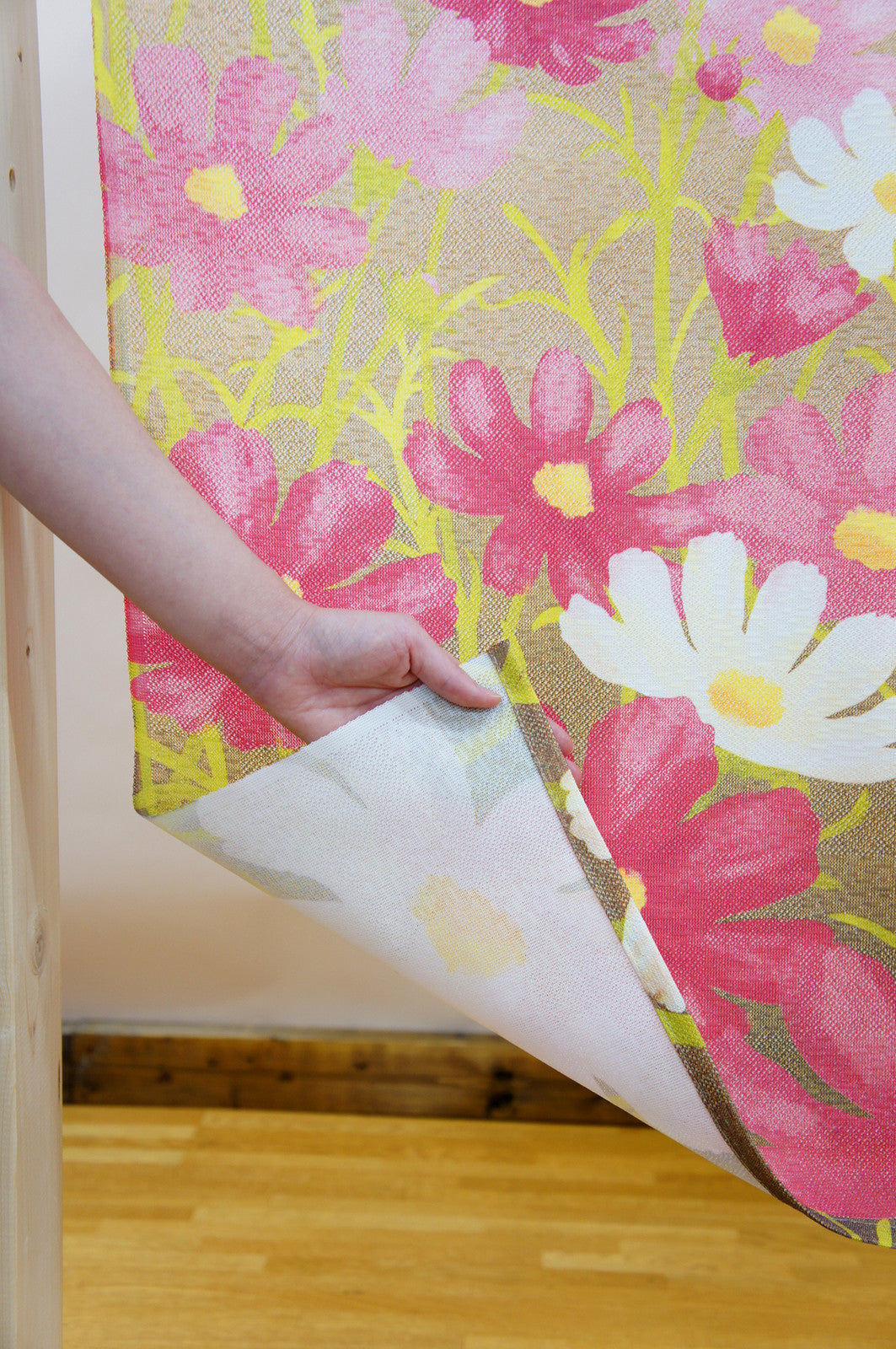 日式門簾|秋櫻與富士-家居佈置-COSMOS-七時雜貨 700zakka