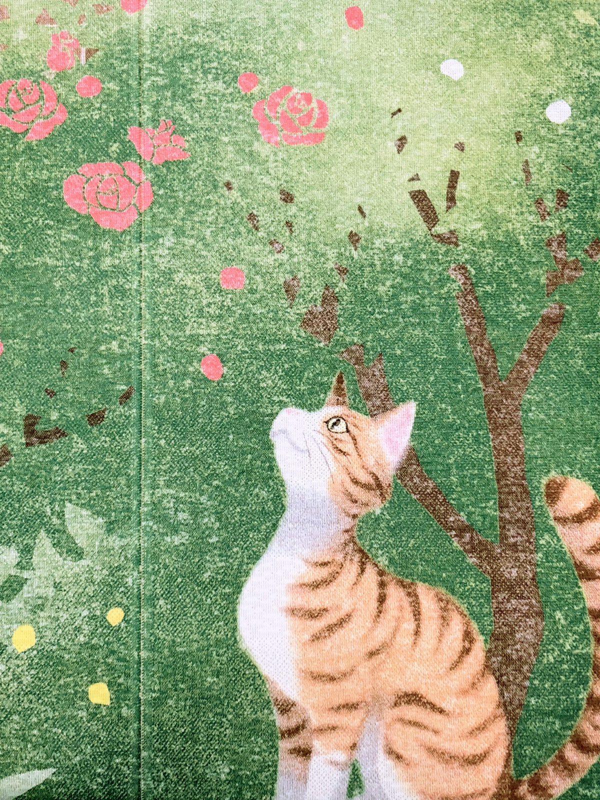 日式門簾|貓與玫瑰-家居佈置-COSMOS-七時雜貨 700zakka