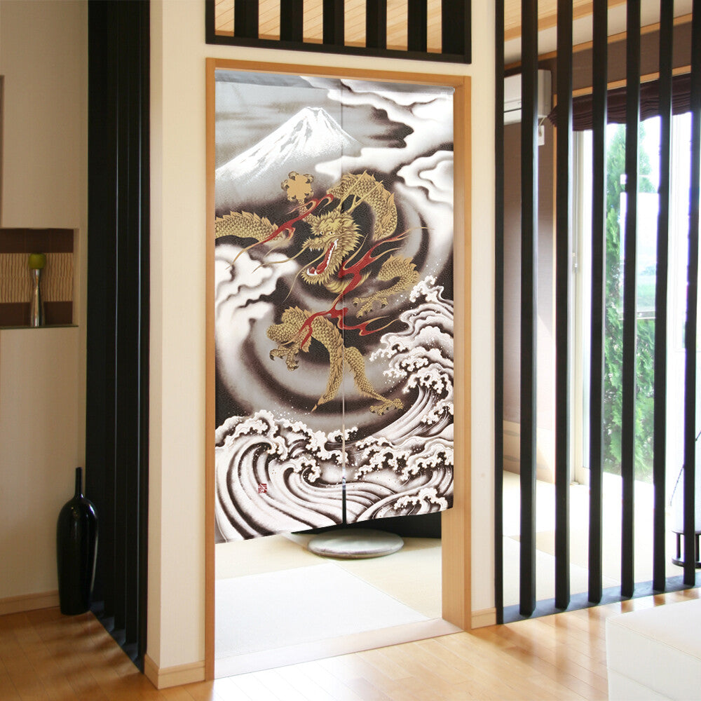 日式門簾|五爪神龍-家居佈置-COSMOS-七時雜貨 700zakka