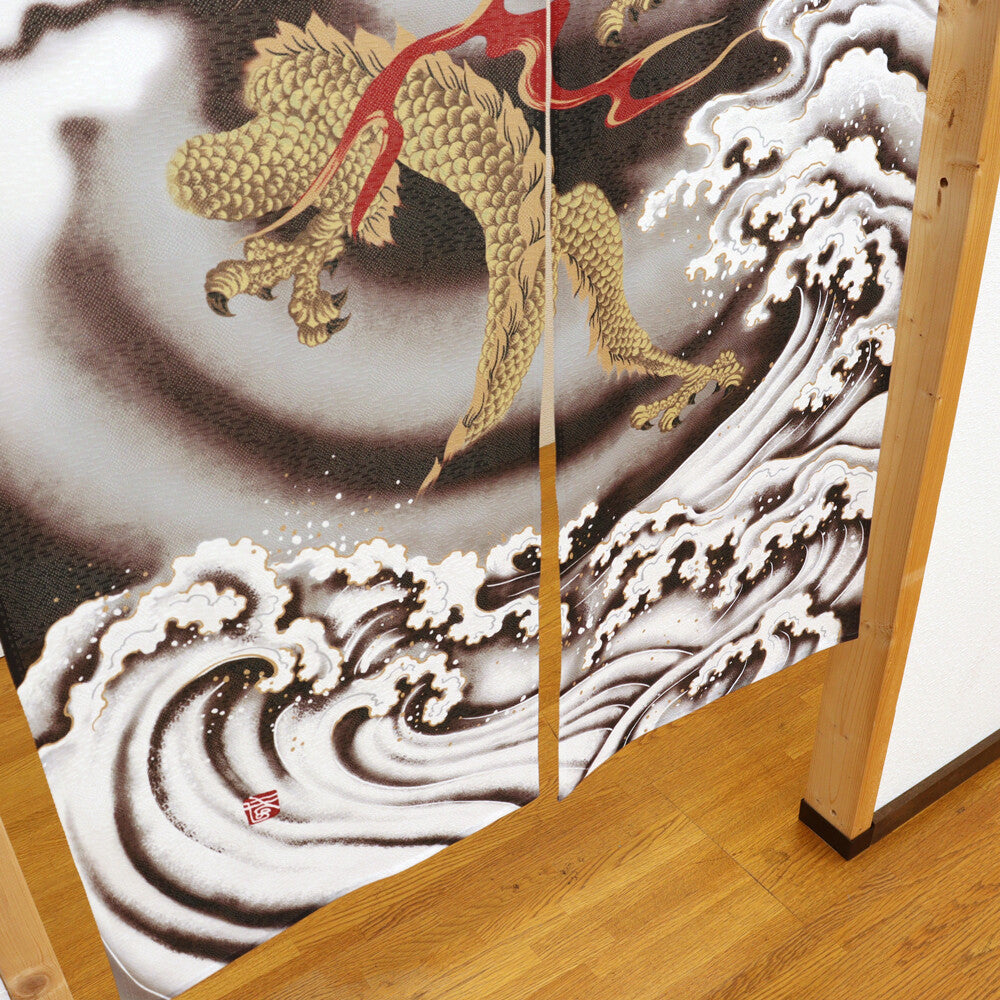 日式門簾|五爪神龍-家居佈置-COSMOS-七時雜貨 700zakka