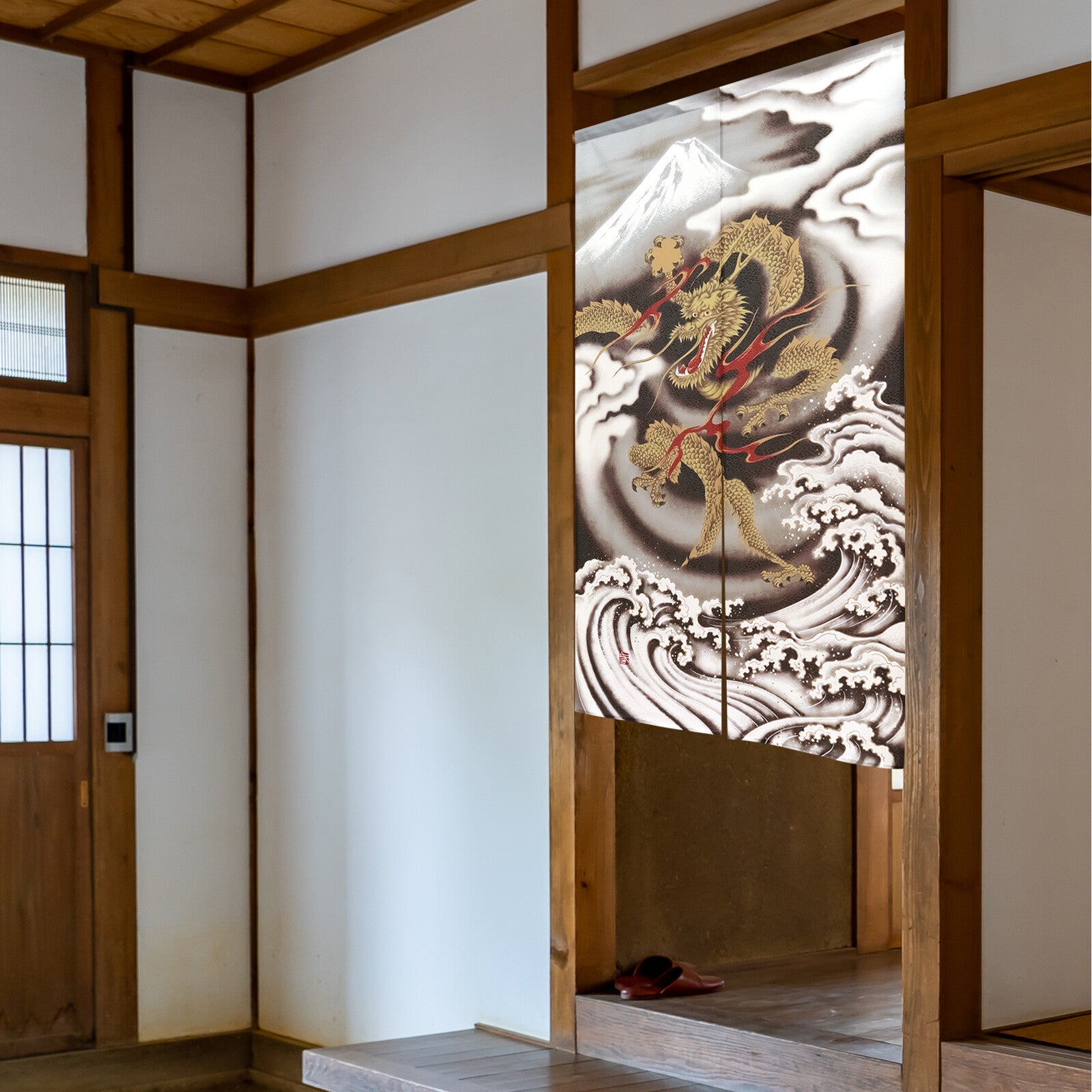 日式門簾|五爪神龍-家居佈置-COSMOS-七時雜貨 700zakka