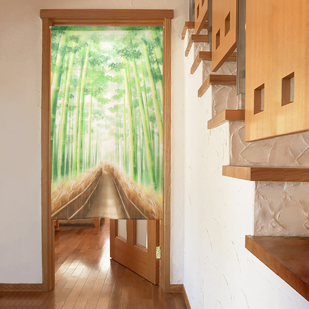 日式門簾|京都嵐山竹林道-家居佈置-COSMOS-七時雜貨 700zakka