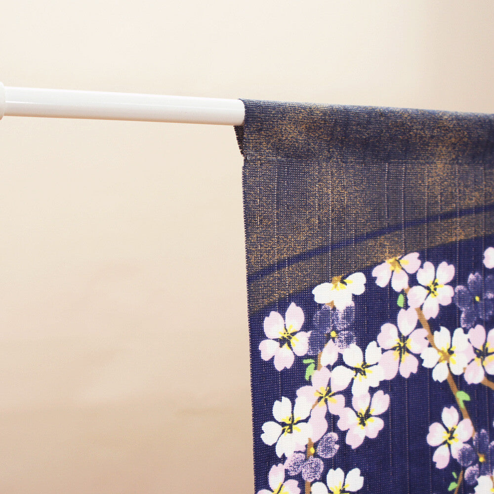 日式門簾|障子夜櫻-家居佈置-COSMOS-七時雜貨 700zakka