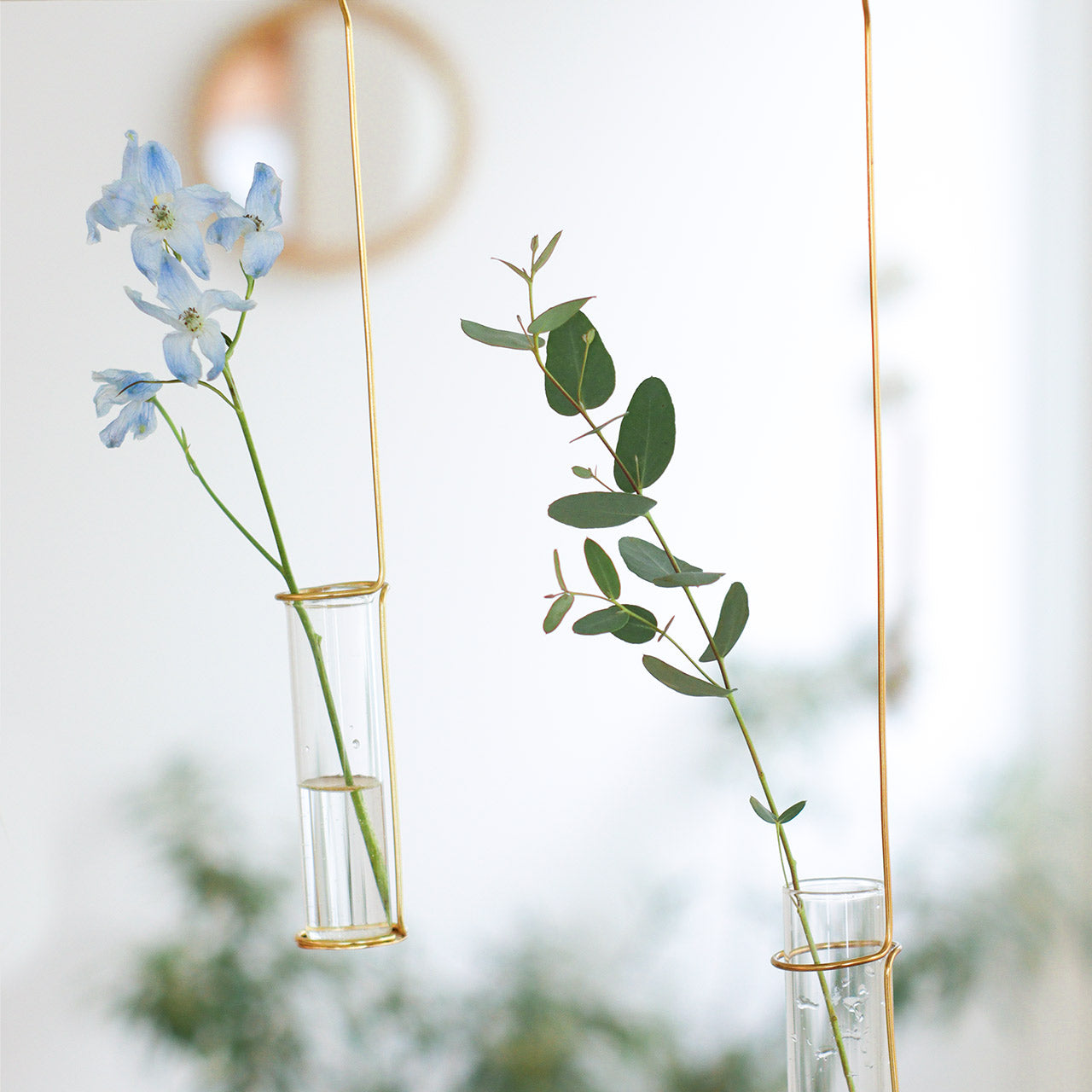 in bloom|鐵掛勾懸挂式玻璃花瓶-家居佈置-Creer-七時雜貨 700zakka