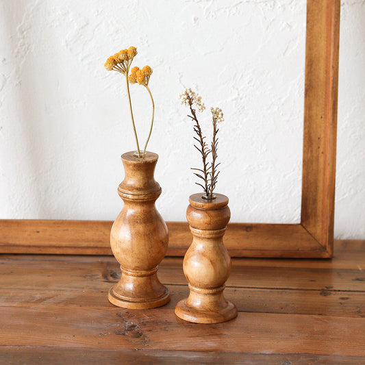 NEIN MARKE|松木與玻璃一輪挿し花瓶 B-家居佈置-Creer-七時雜貨 700zakka