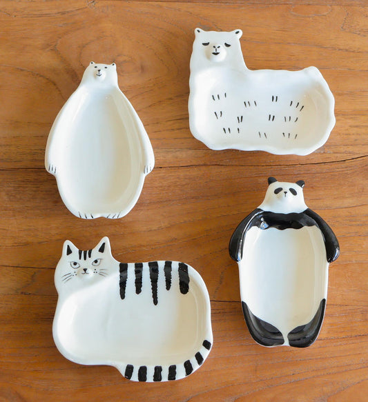 Sceneryvase|動物手繪陶瓷托盤-餐桌食器-Creer-七時雜貨 700zakka