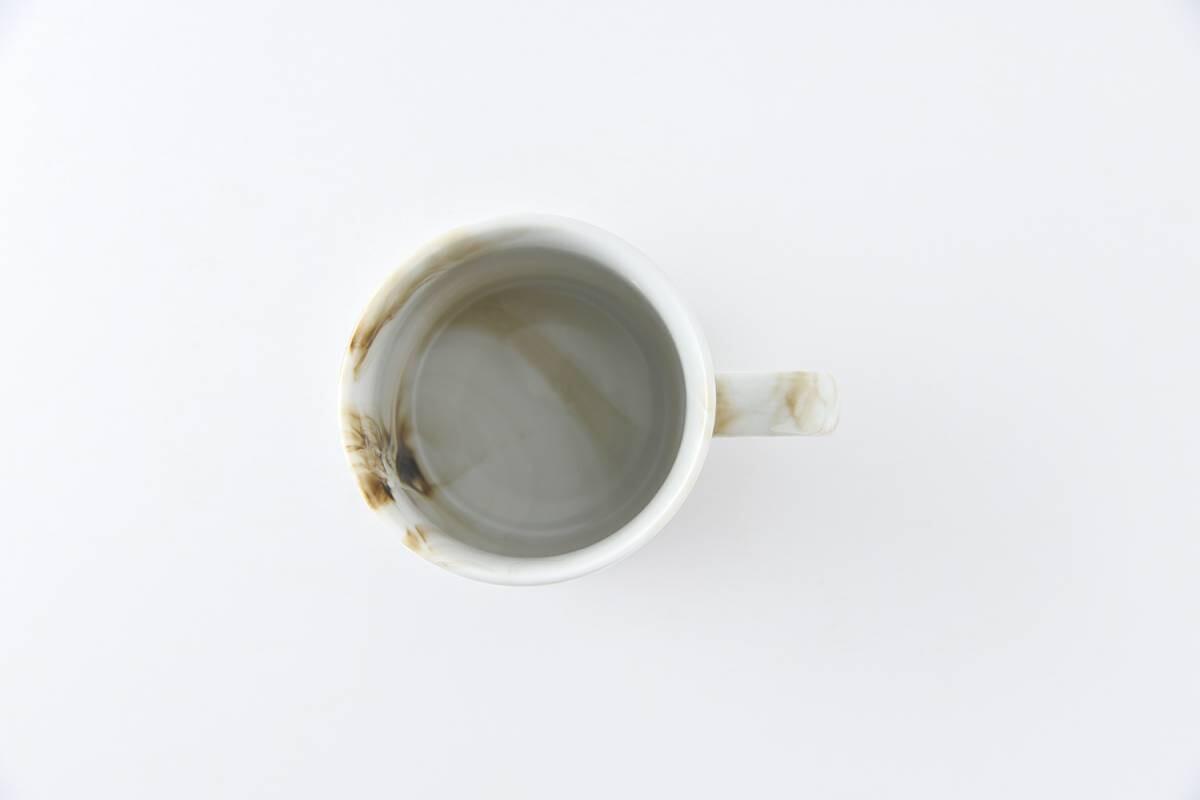東峰窯 LUCA美濃燒大理石紋白瓷杯 棕色-杯壺器具-東峰窯-七時雜貨 700zakka