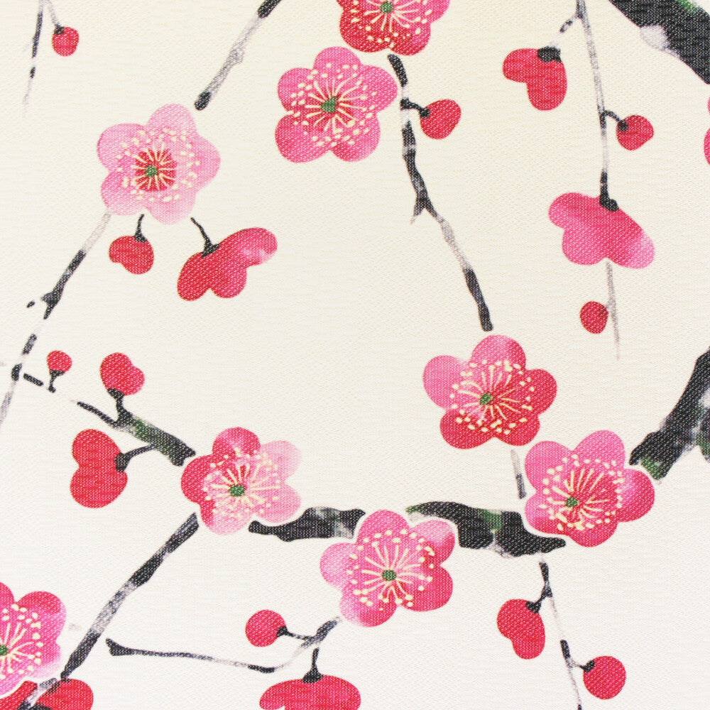 日式門簾|垂枝梅花-家居佈置-COSMOS-七時雜貨 700zakka