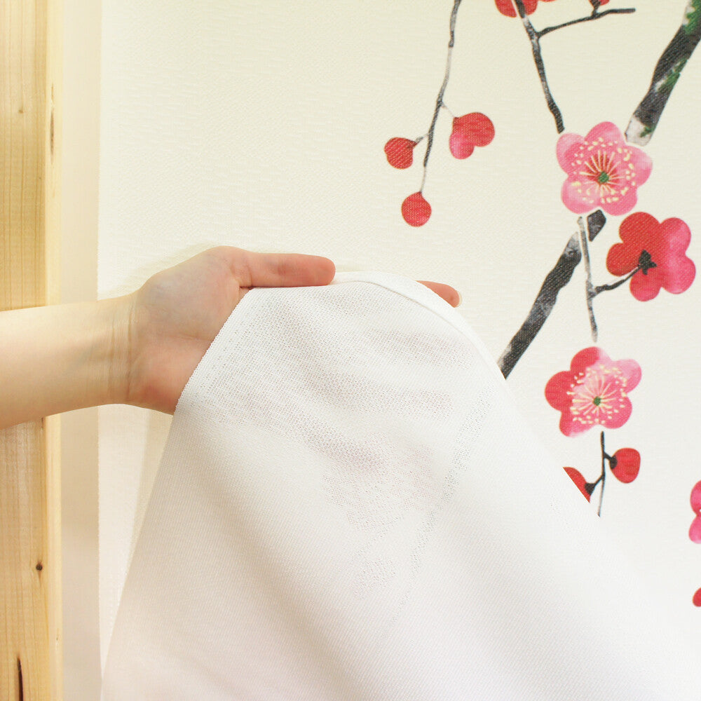 日式門簾|垂枝梅花-家居佈置-COSMOS-七時雜貨 700zakka