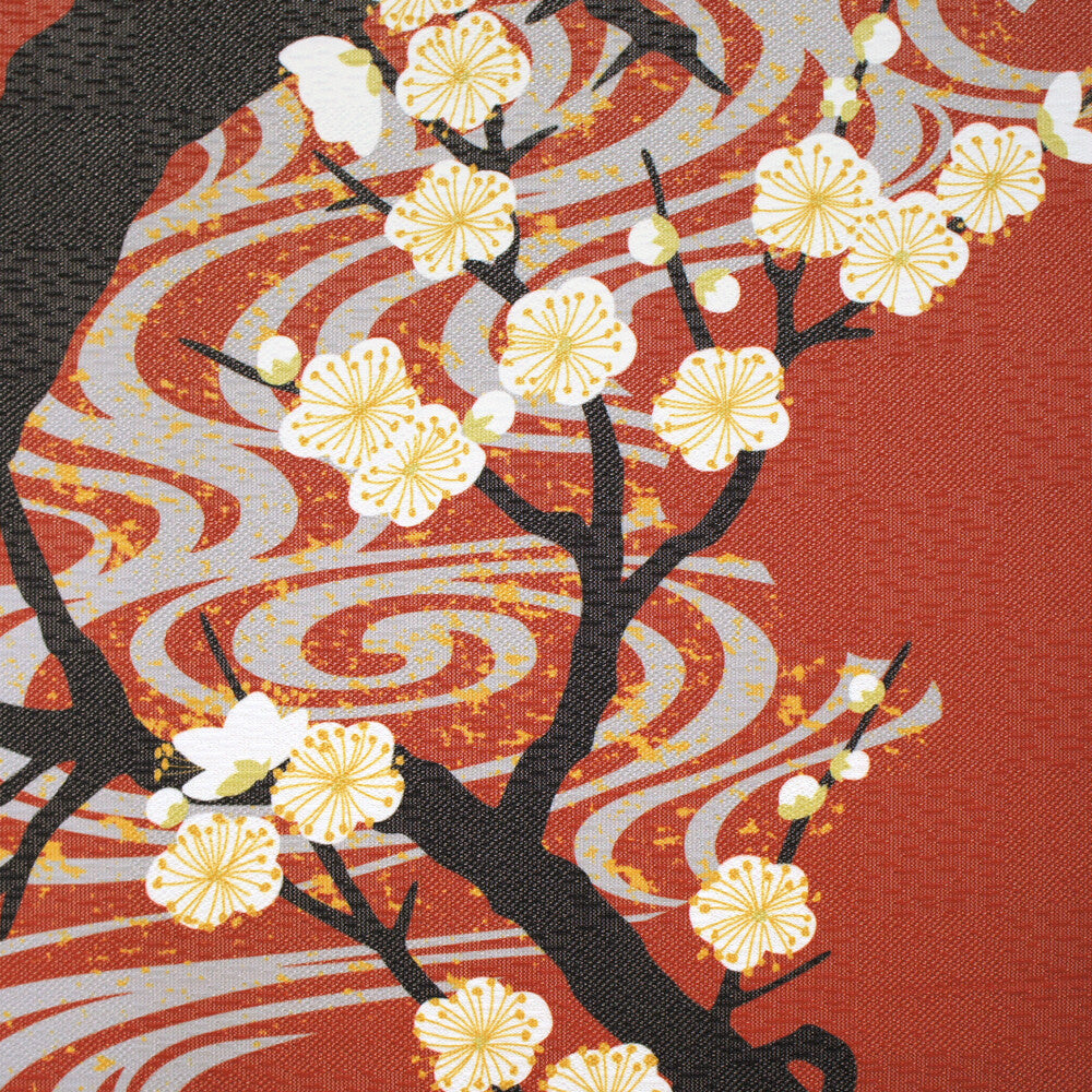 日式門簾|流水白梅-家居佈置-COSMOS-七時雜貨 700zakka