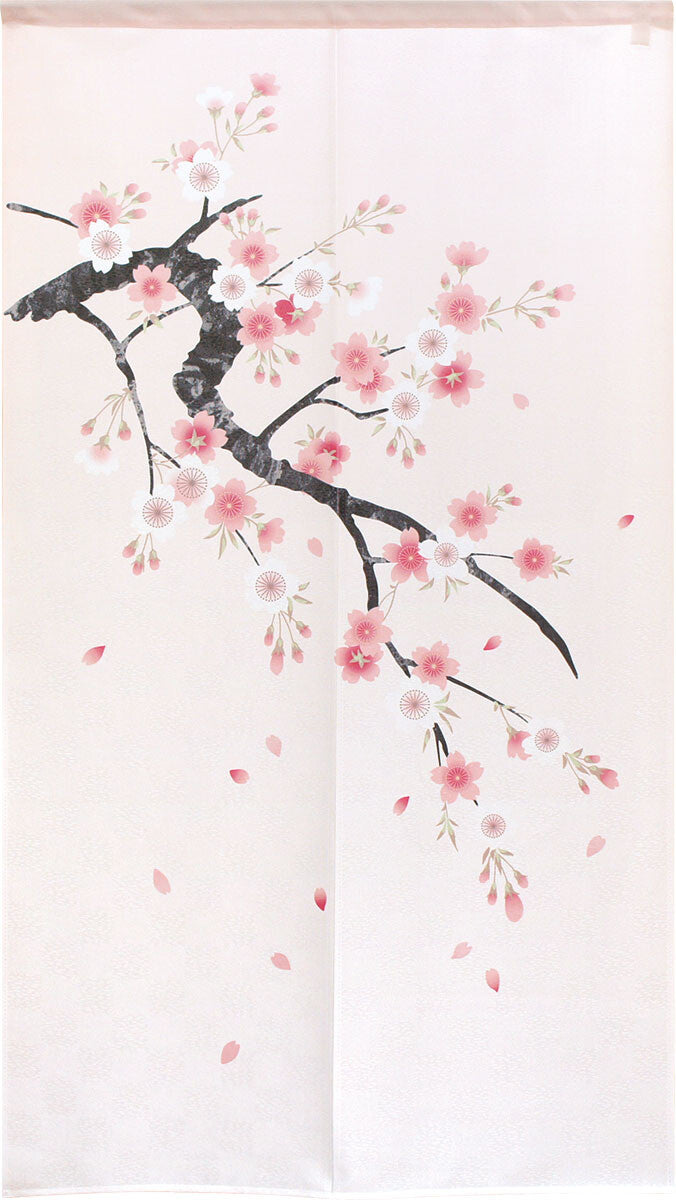 日式門簾|淡櫻-家居佈置-COSMOS-七時雜貨 700zakka