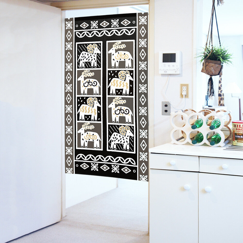 日式門簾|民族風山羊-家居佈置-COSMOS-七時雜貨 700zakka