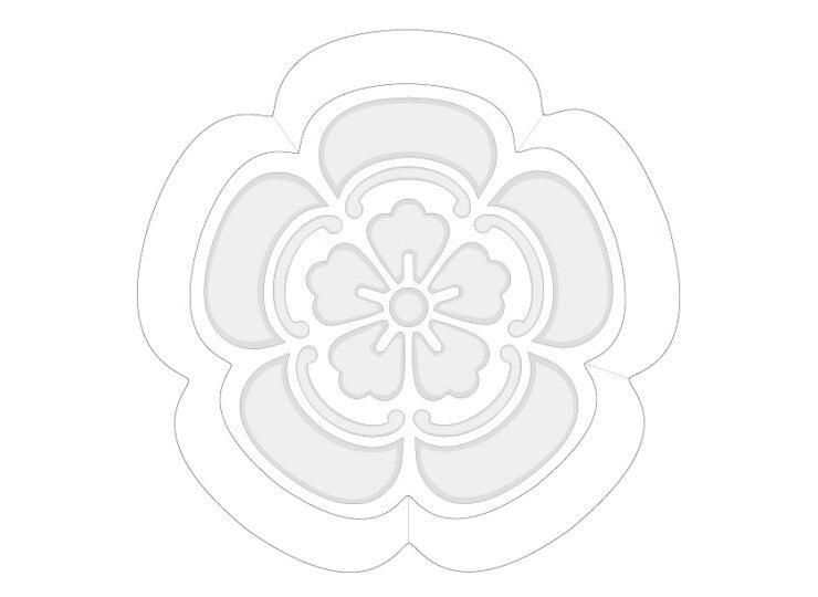 美濃燒|楽.gaku 木瓜紋浮雕醬油碟 白磁-餐桌食器-深山 miyama-七時雜貨 700zakka