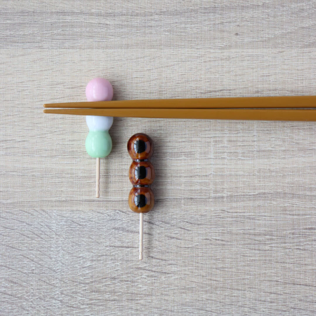 有田燒|和風團子陶瓷筷子架-餐桌食器-北川美宣窯-七時雜貨 700zakka