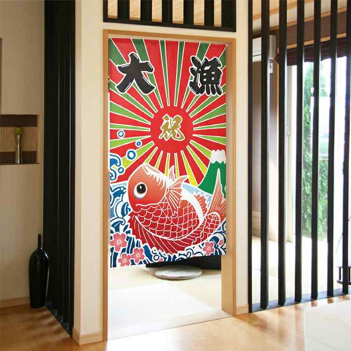 日式門簾|大漁-家居佈置-COSMOS-七時雜貨 700zakka