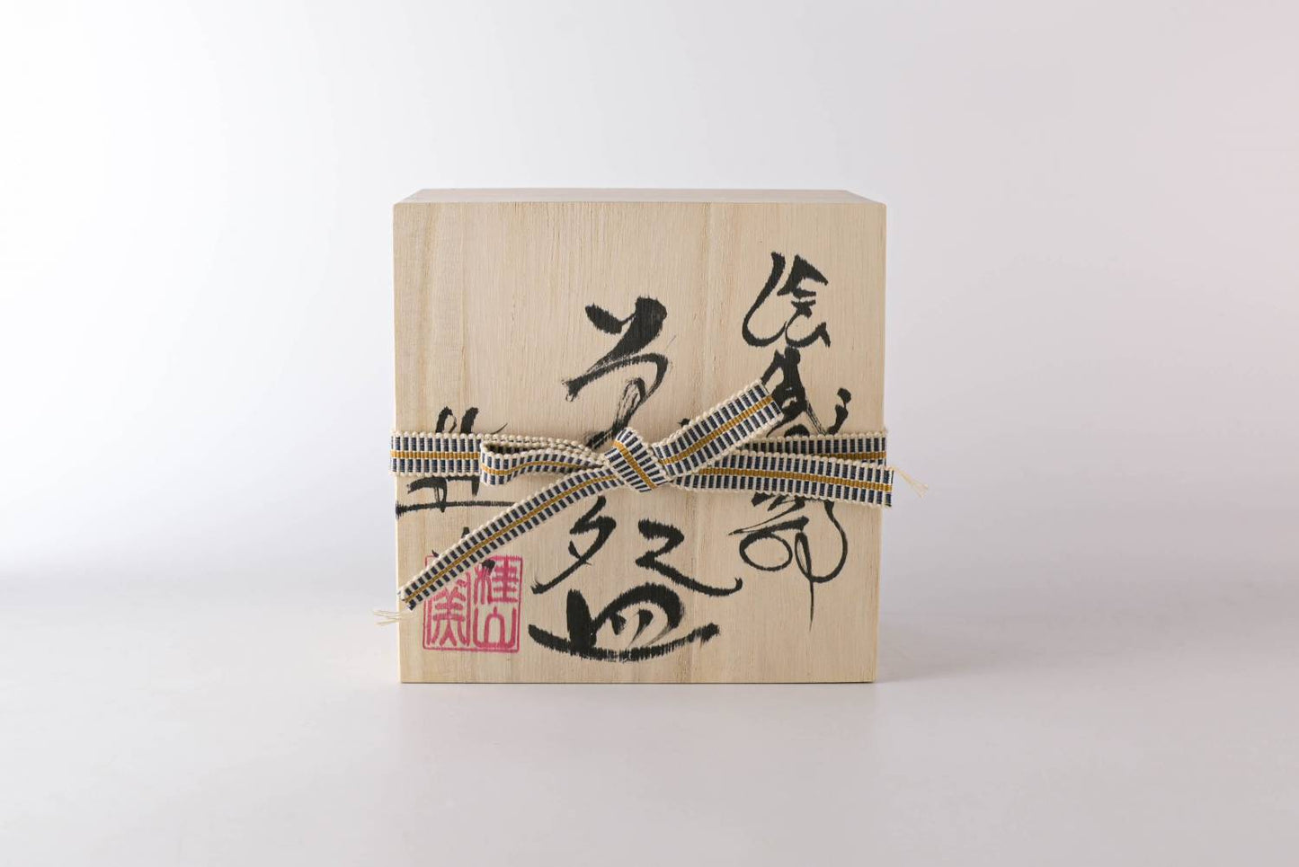 美濃燒｜桂山窯手作絵織部抹茶碗 (木箱入)
