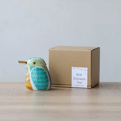 有田燒｜陶瓷醬油瓶 翠鳥-廚房用品-幸楽窯-七時雜貨 700zakka