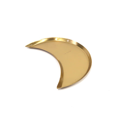 in bloom｜仿黃銅鐵製月亮托盤-家居佈置-Creer-七時雜貨 700zakka