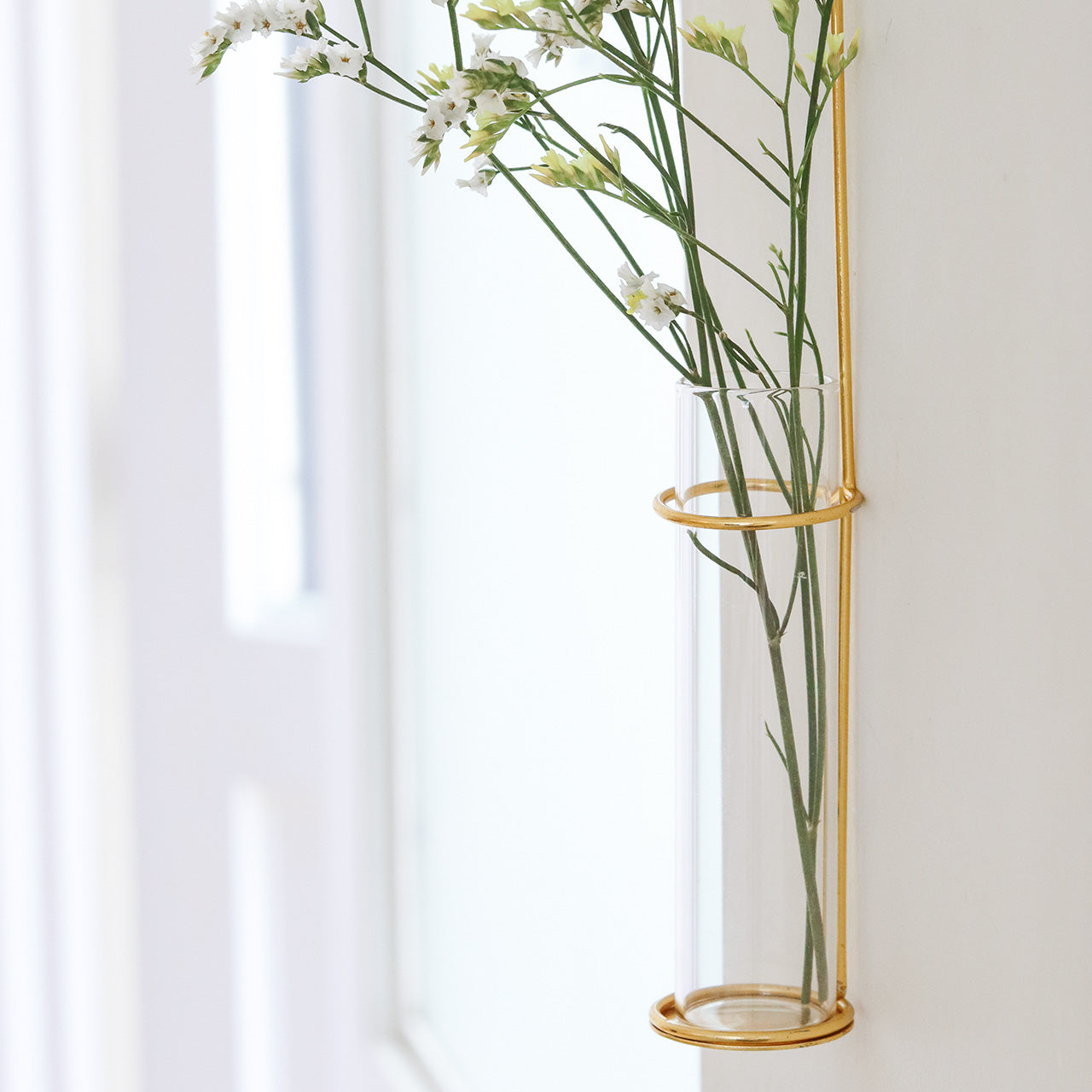 in bloom｜鐵掛勾懸挂式玻璃花瓶-家居佈置-Creer-七時雜貨 700zakka